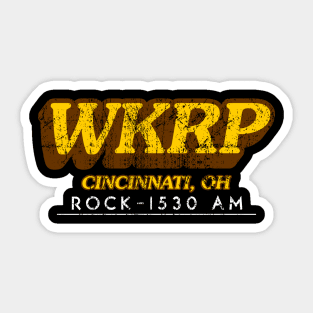 Vintage Wkrp Radio Sticker